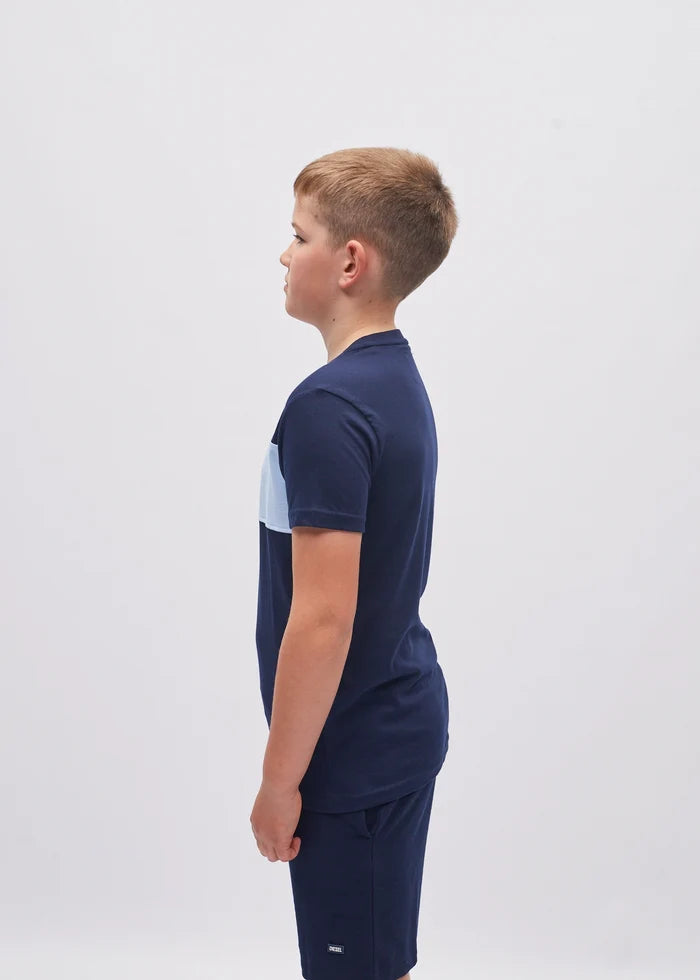 Heath Tee Navy/Sky