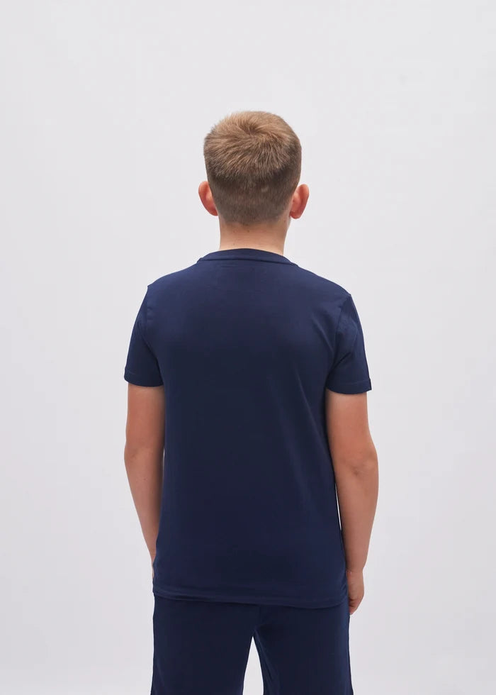 Heath Tee Navy/Sky