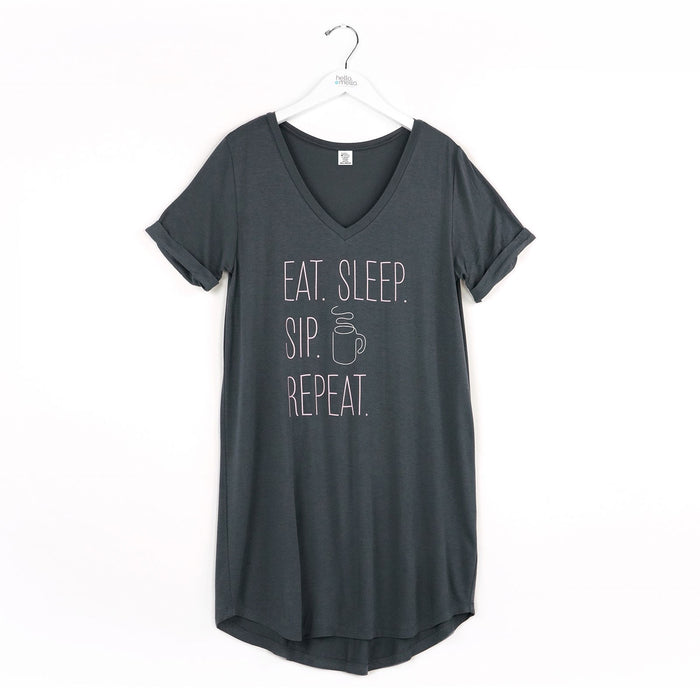 Hello Mellow - Eat, Sleep, Sip - Charcoal