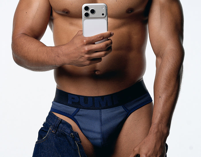 INDIGO BLUE THONG