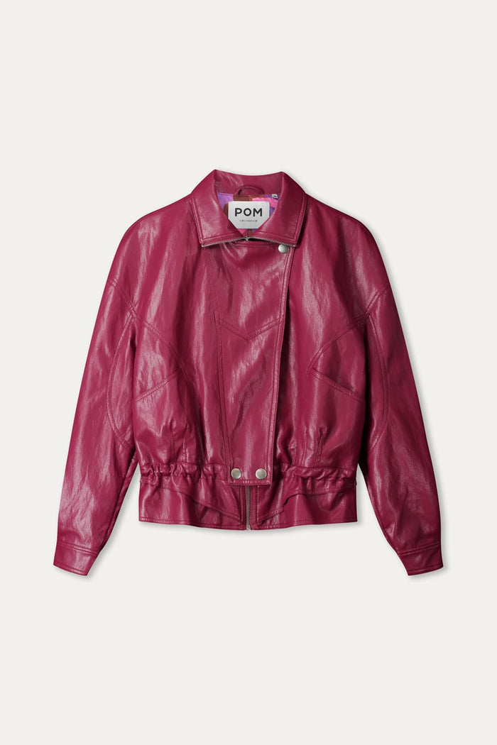 POM Amsterdam Jackets JACKET - Jenna Burgundy Red