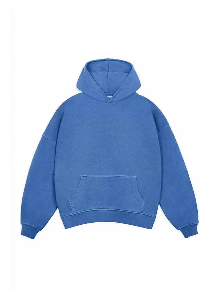 The Blue Positano Heavyweight Hoodie - Bascora