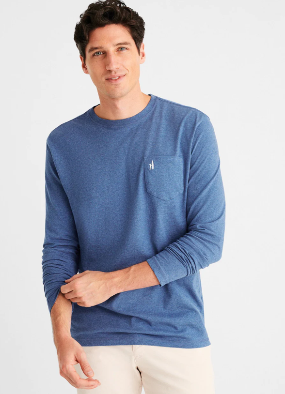 johnnie-O Heathered Brennan Long Sleeve Shirt