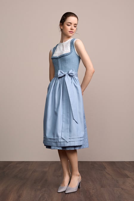 Julia Trentini Emina Dirndl, Blue — 70cm Long