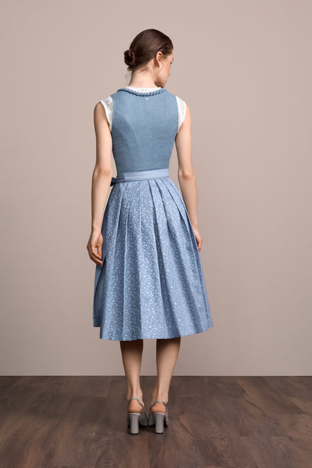 Julia Trentini Emina Dirndl, Blue — 70cm Long