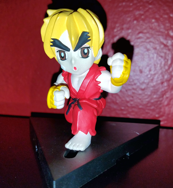 Ken Masters Capcom vs. SNK Chibi Capsule Prize Figure (Sealed)