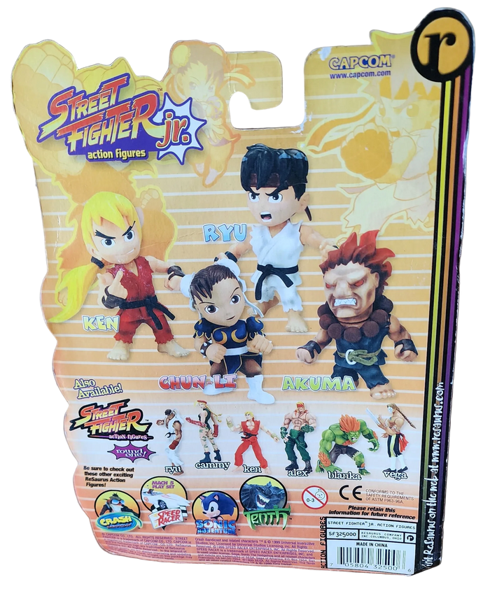 Ken Masters ReSaurus "Street Fighter Jr." Round 1 Action Figure (Sealed)