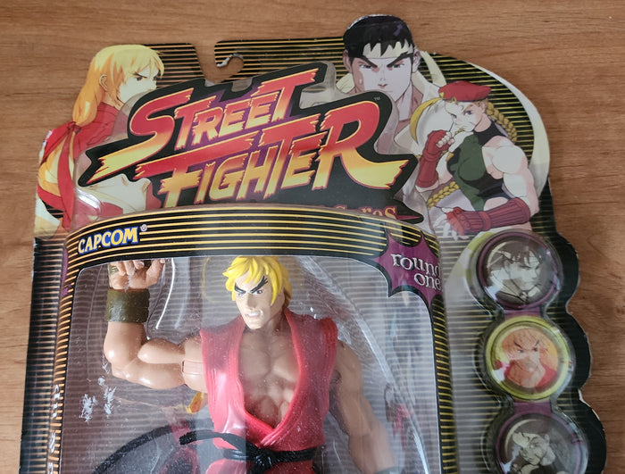 Ken Masters ReSaurus Street Fighter Round 1 Action Figure (Sealed)