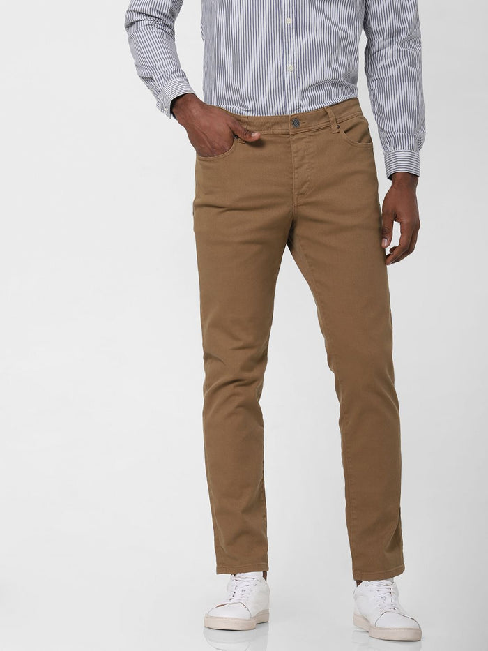 Khaki Slim Fit Chinos