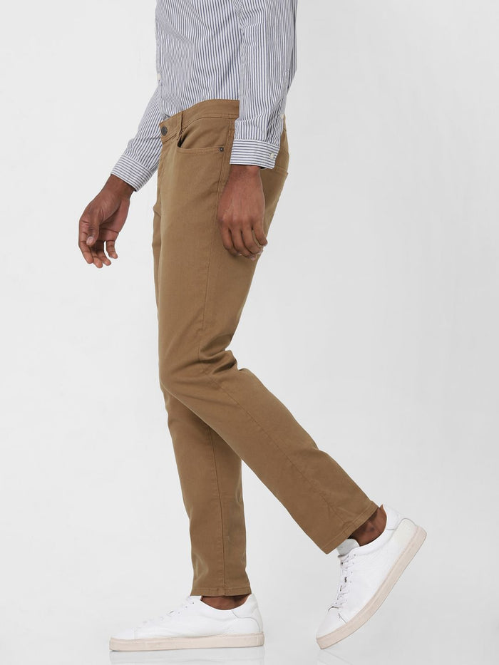 Khaki Slim Fit Chinos