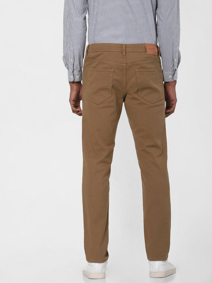 Khaki Slim Fit Chinos