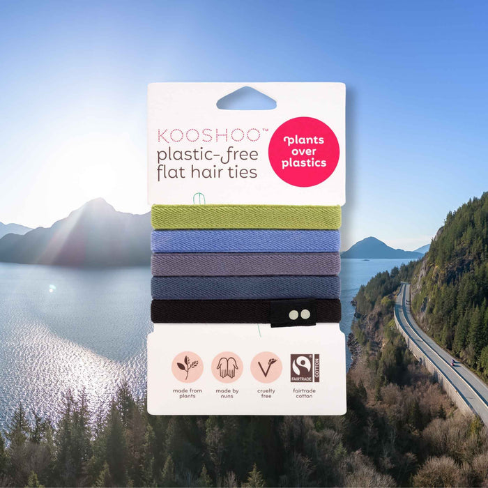Kooshoo Plastic-Free Hair Ties - Sea to Sky