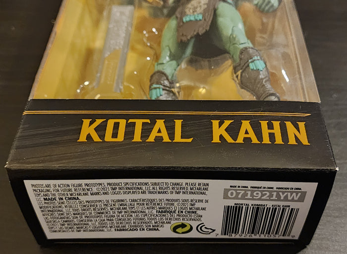 Kotal Kahn Mortal Kombat 11 McFarlane Action Figure