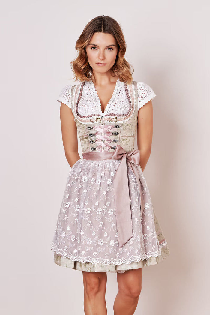Kruger Juliane Mini Dirndl, Green — 50cm 2pc Set