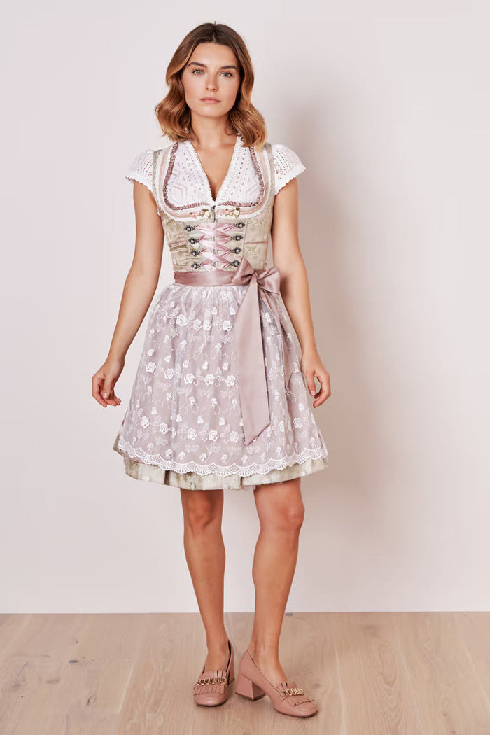 Kruger Juliane Mini Dirndl, Green — 50cm 2pc Set