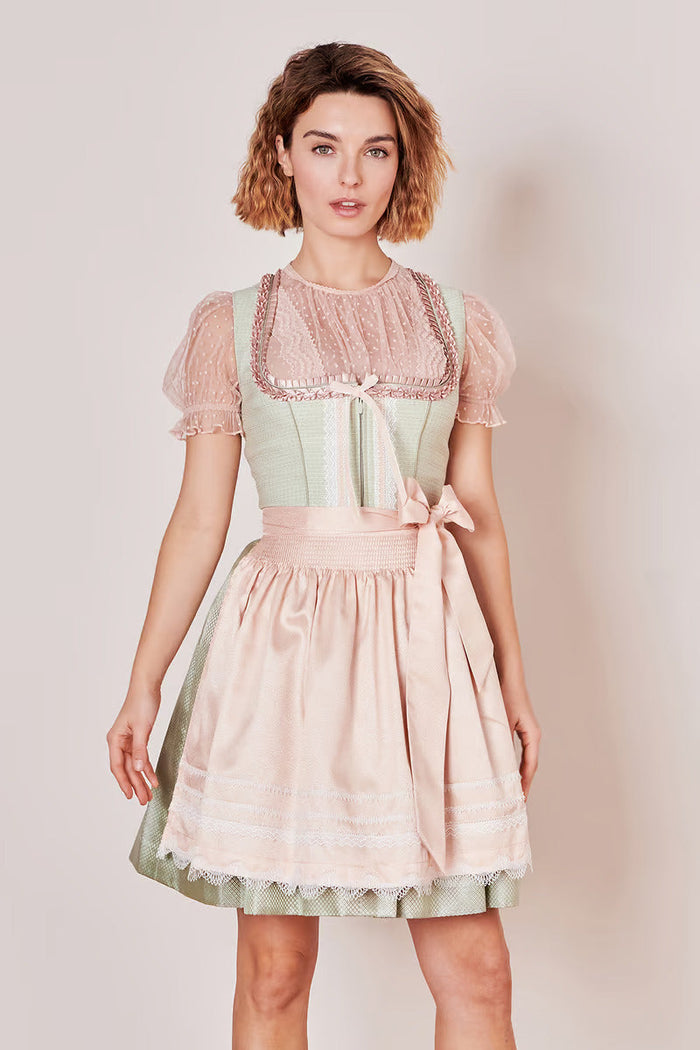 Kruger Rina Mini Dirndl, Mint — 50cm 2pc Set