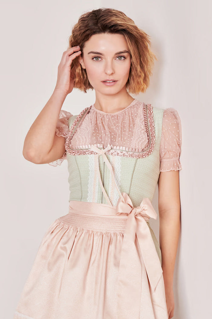 Kruger Rina Mini Dirndl, Mint — 50cm 2pc Set
