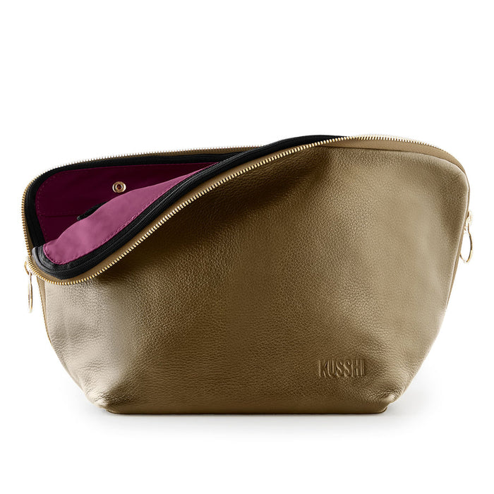 Metallic Bronze Leather Bordeaux Interior