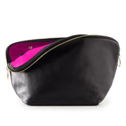 Black Leather Pink Interior