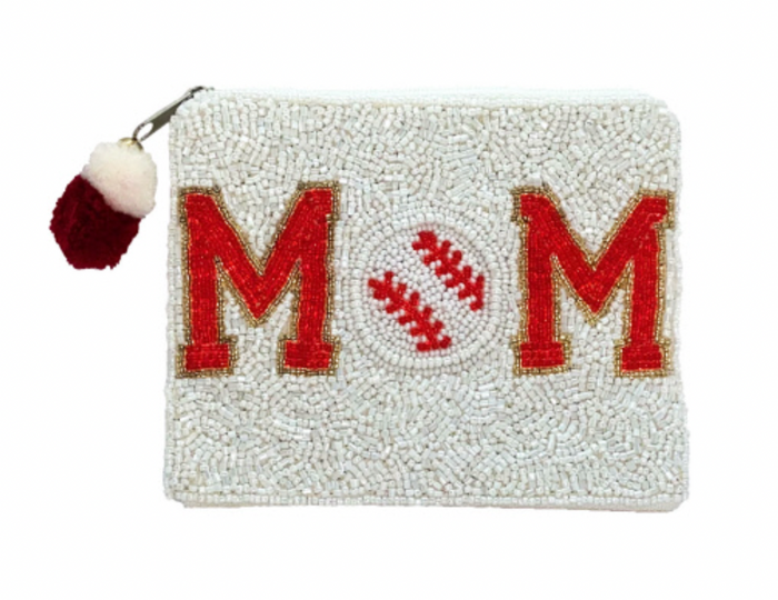 LA Chic Beaded Pouch