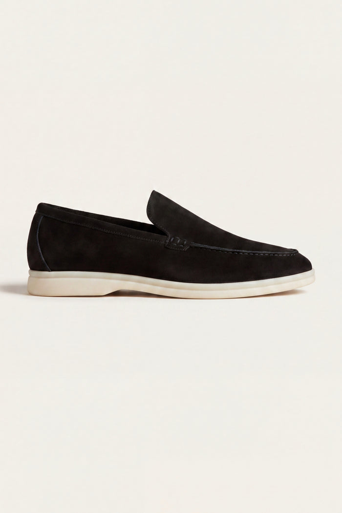Leonis Suede Loafers Black