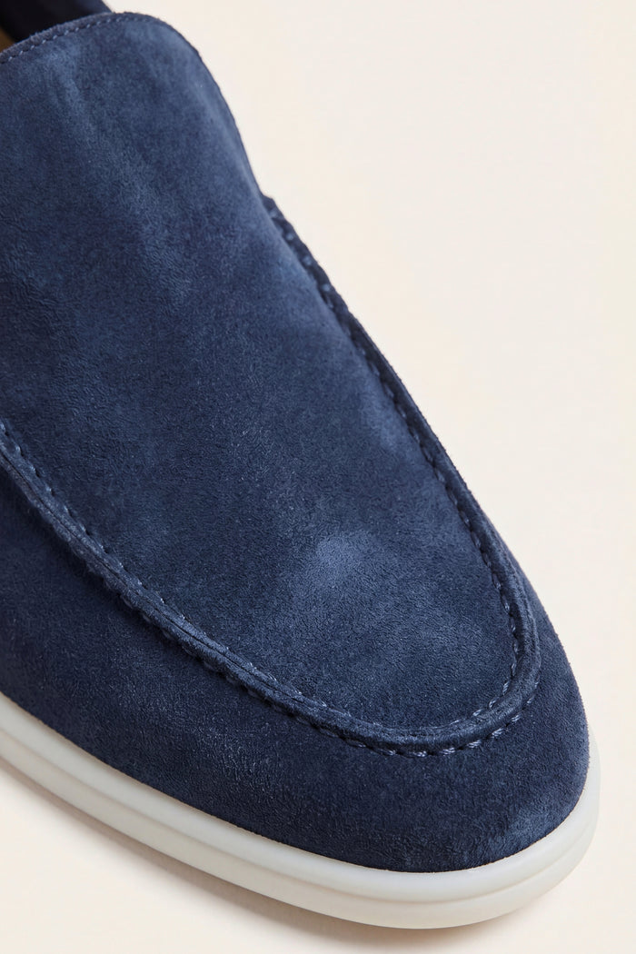 Leonis Suede Loafers Navy