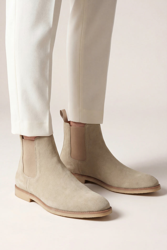Lerano Chelsea Boots Beige