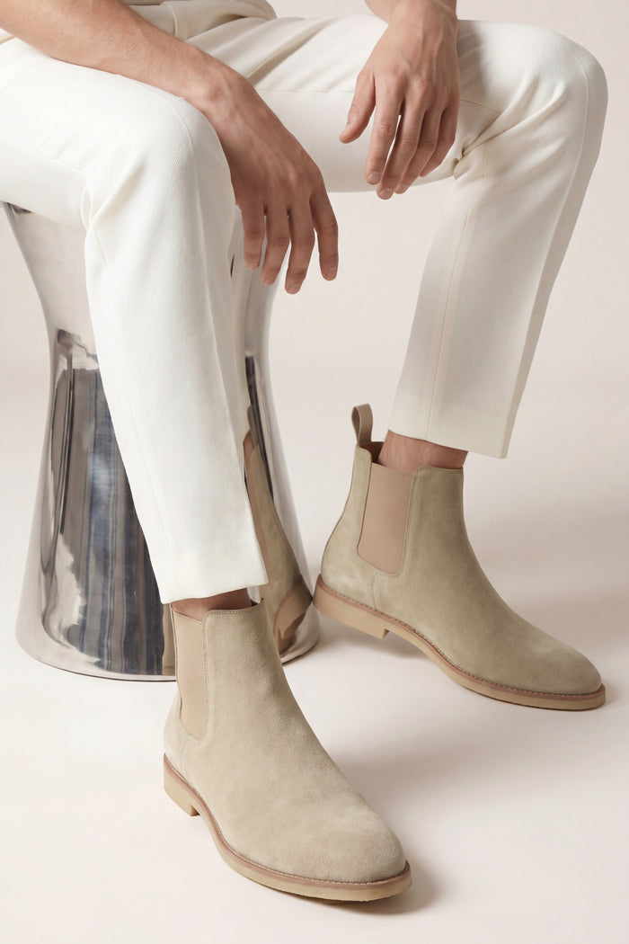 Lerano Chelsea Boots Beige