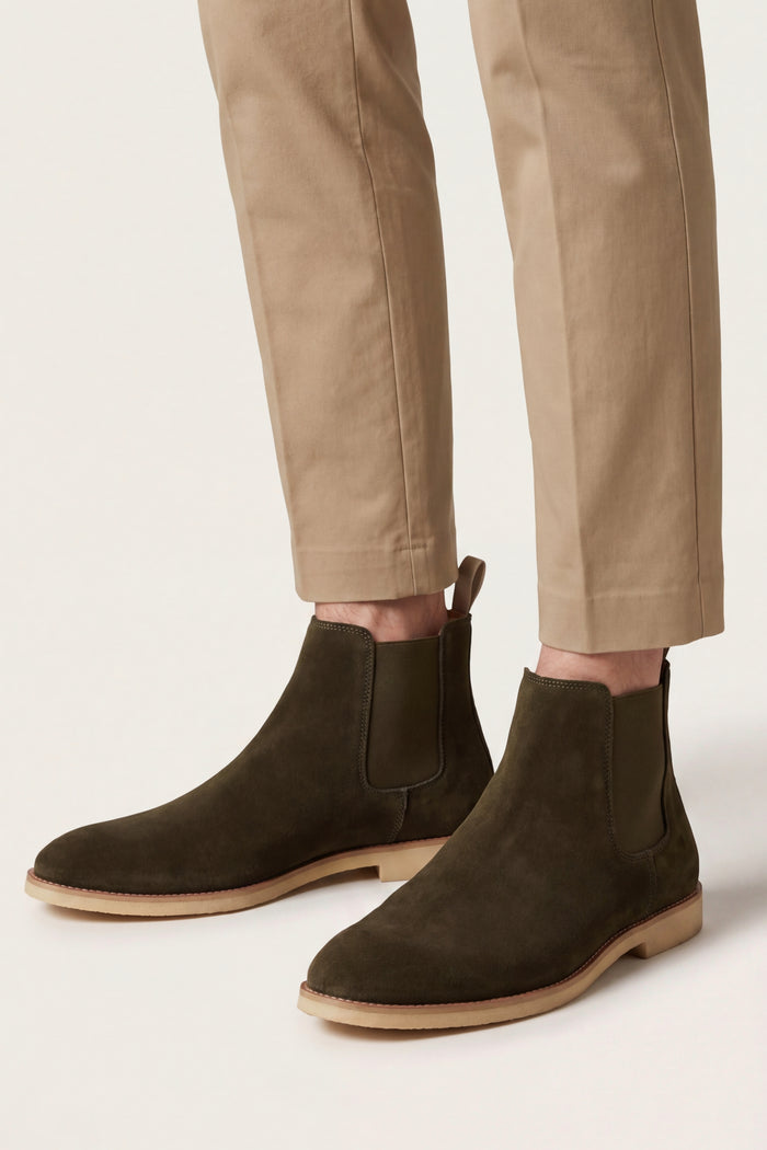 Lerano Chelsea Boots Dark Olive