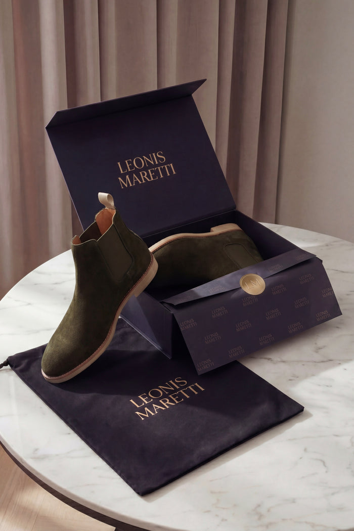 Lerano Chelsea Boots Dark Olive