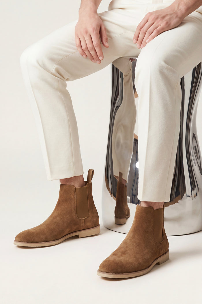 Lerano Chelsea Boots Light Brown