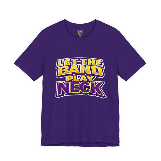 Let The Band Play Neck T-Shirt – Retro Sports Band Tee