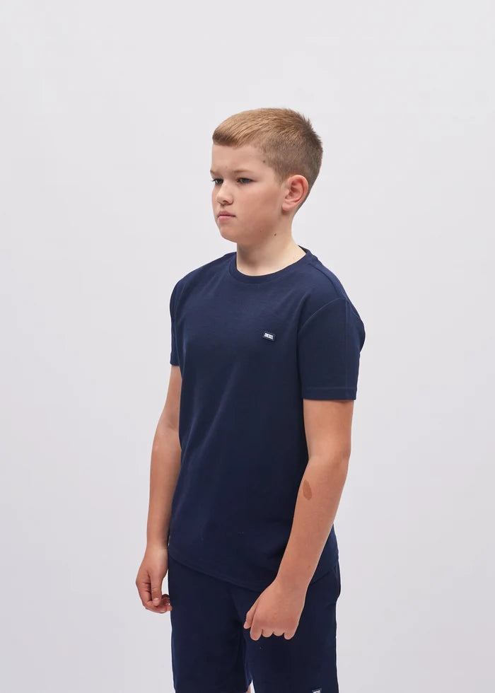 Lex Textured Tee Navy