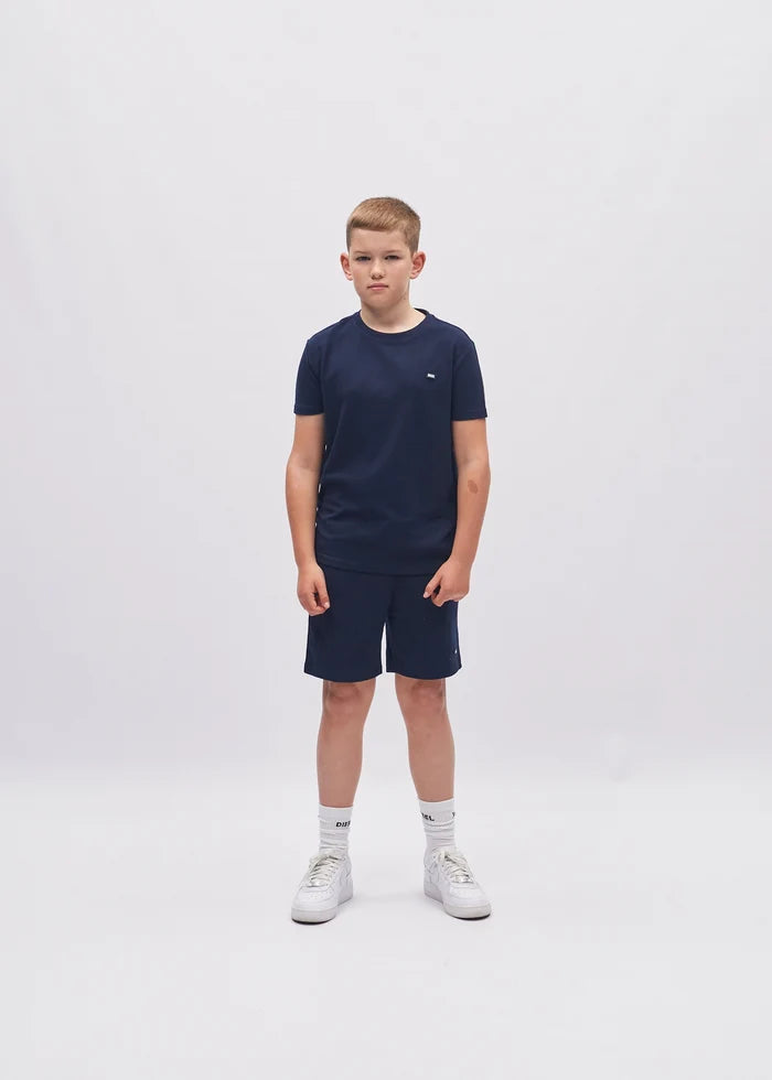 Lex Textured Tee Navy