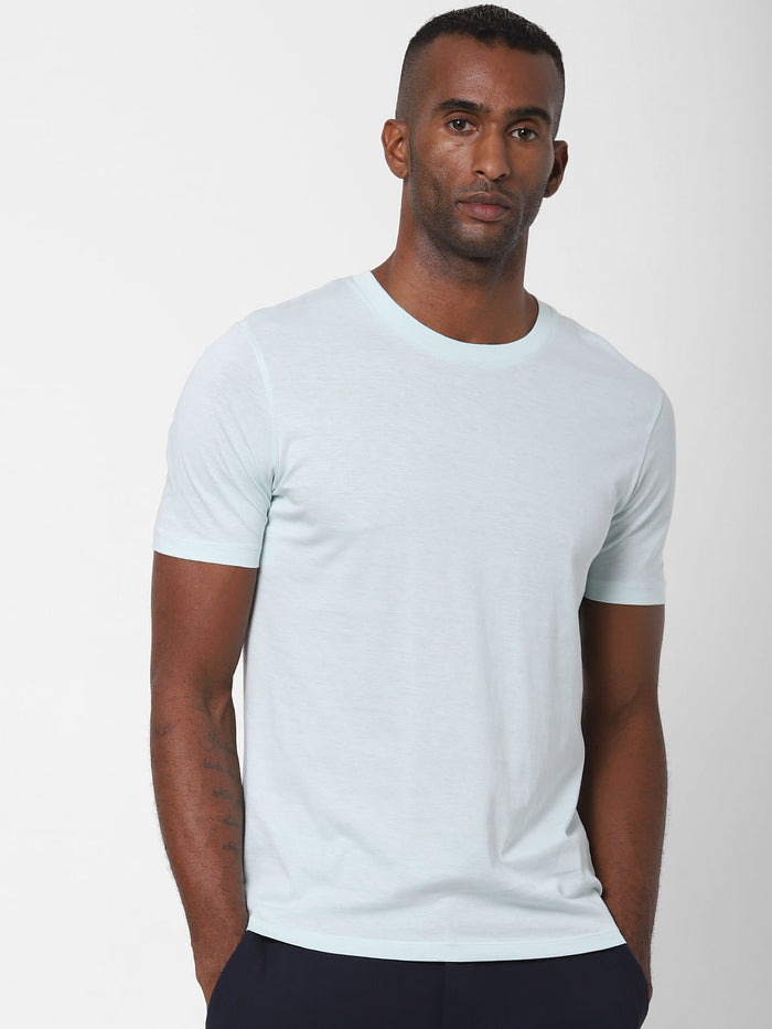 Light Green Crew Neck T-Shirt