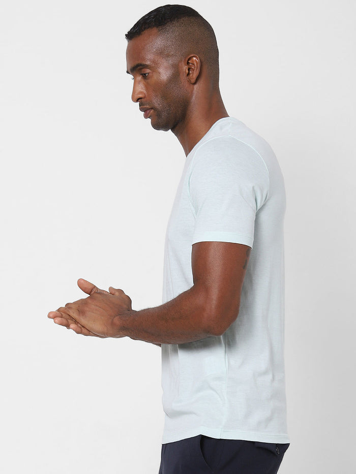 Light Green Crew Neck T-Shirt