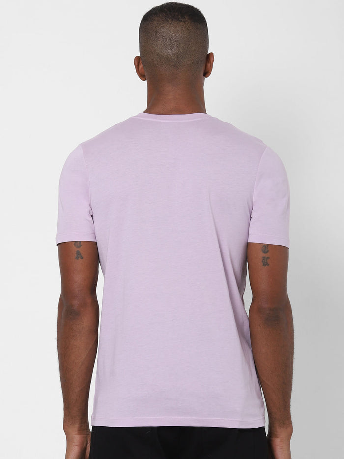 Light Purple Crew Neck T-Shirt