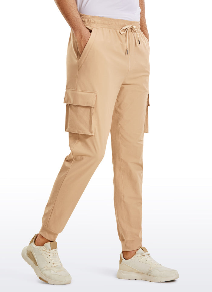 CRZ YOGA Men's Hiking Slim Fit Lightweight Cargo Joggers 30" Gully