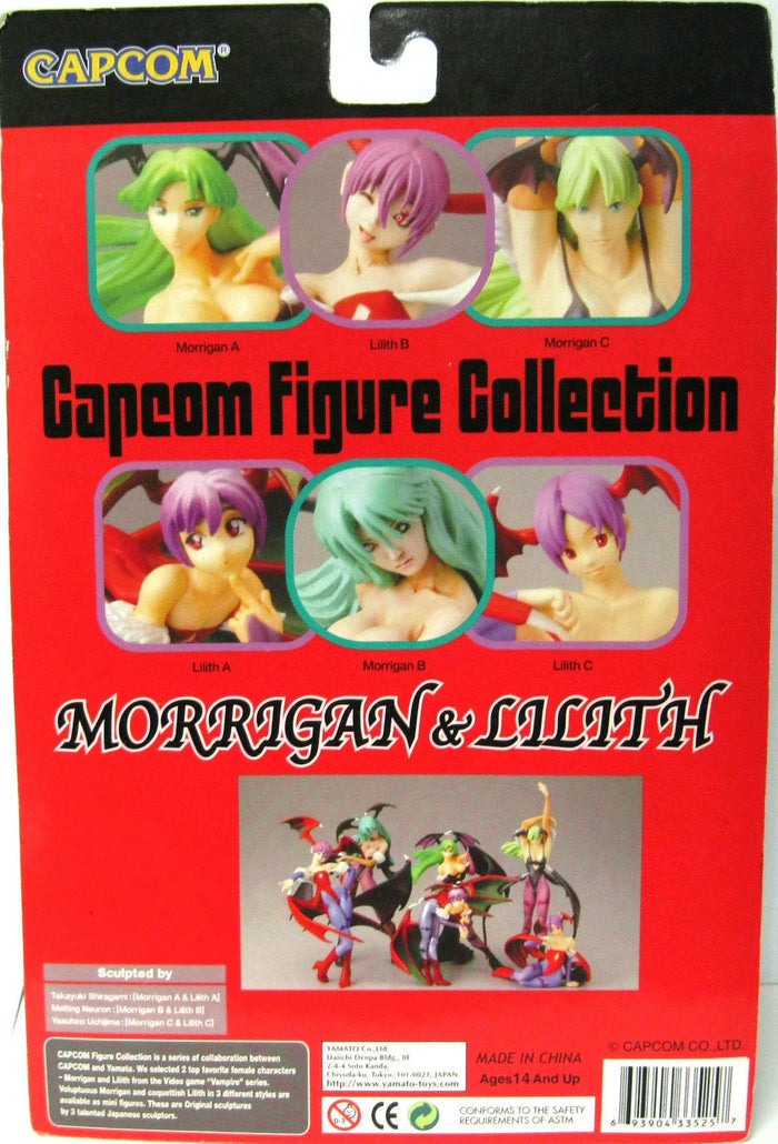 Lilith Aensland Darkstalkers Yamato "Sitting" Capcom Collection Figure (Blue Hair / Orange Outfit Variant)