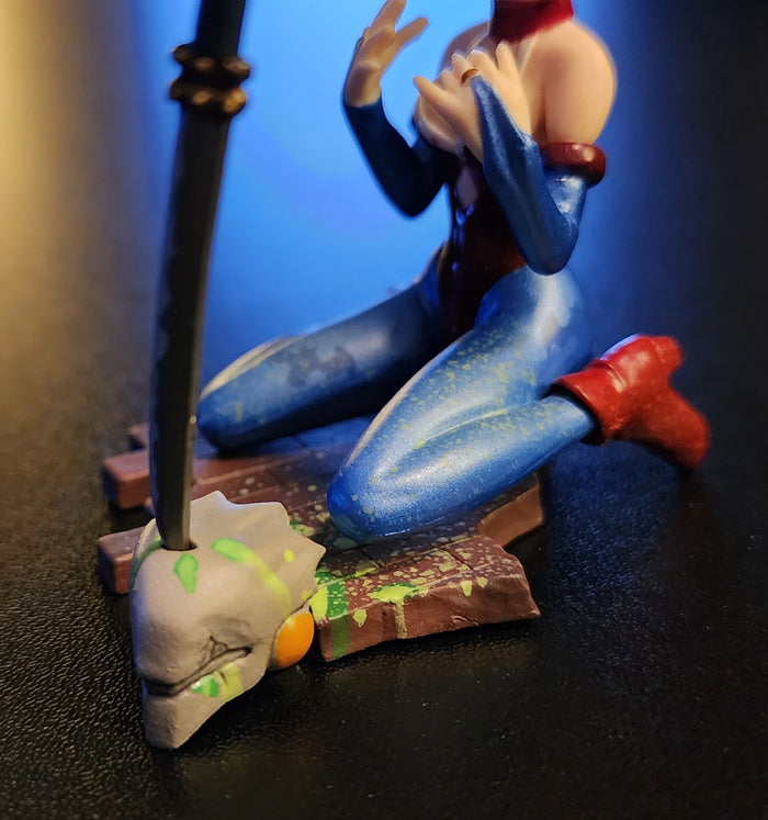 Lilith Aensland "Samurai" Crimson Tears Darkstalkers / Vampire Savior Yujin SR Figure