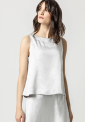 Lilla P Sleeveless Satin Top