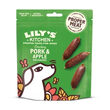 Lily's Cracking Pork & Apple Sausages Dog Treats 70g