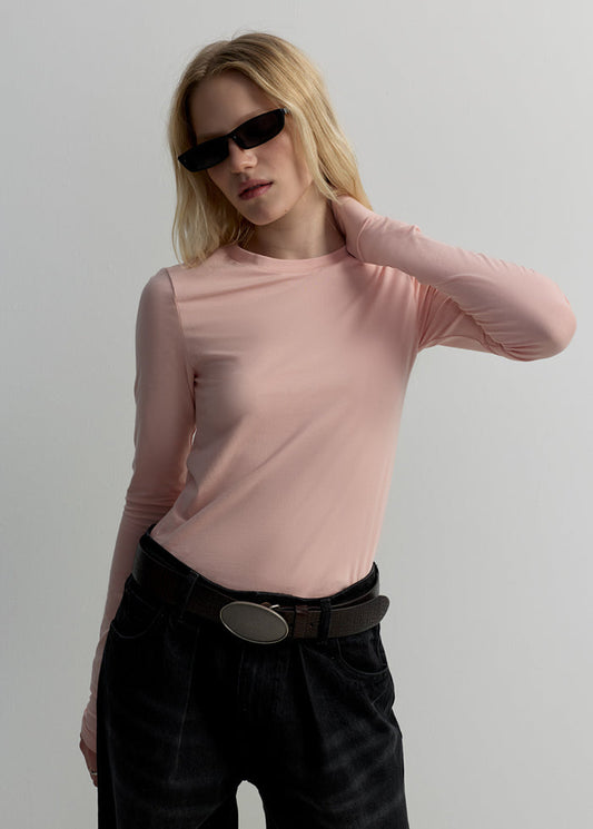 LONG-SLEEVE CREWNECK TEE