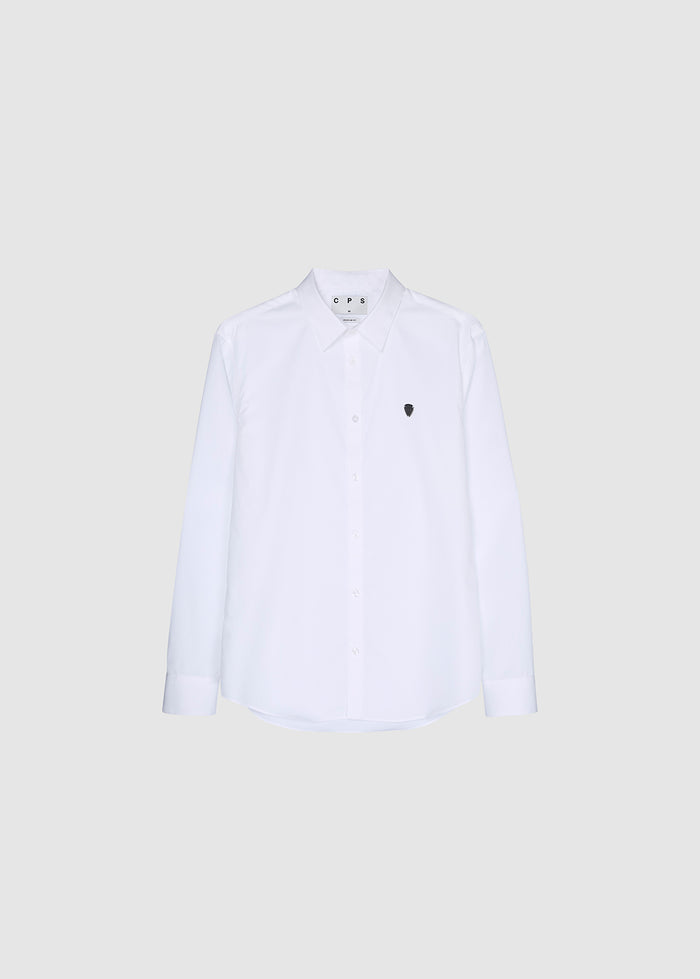LONG-SLEEVE POPLIN SHIRT