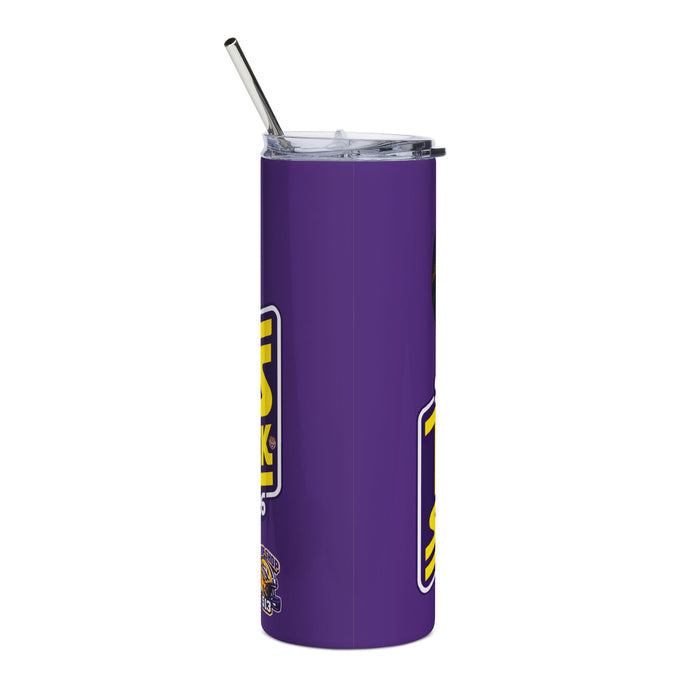 LSU Tiger Strike Back Stainless Steel Tumbler — 20oz Travel Cup