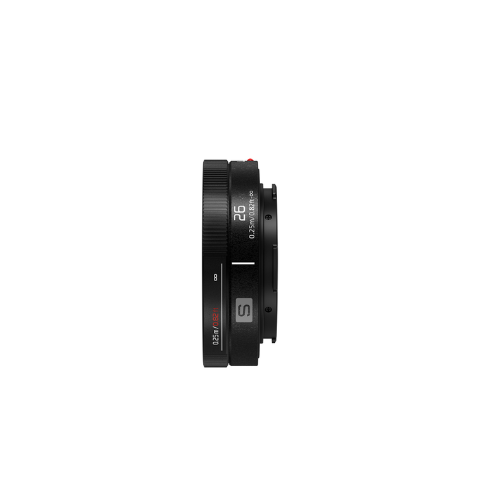 LUMIX S Series 26mm F8 Prime Pancake L-Mount Camera Lens