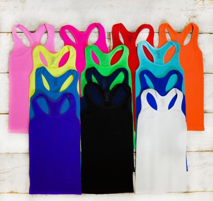 Malibu Sugar Racer Back Ribbed Tank