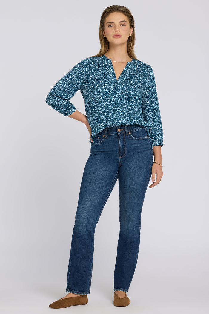 Marilyn Straight Jeans In Petite - Sunset Villa