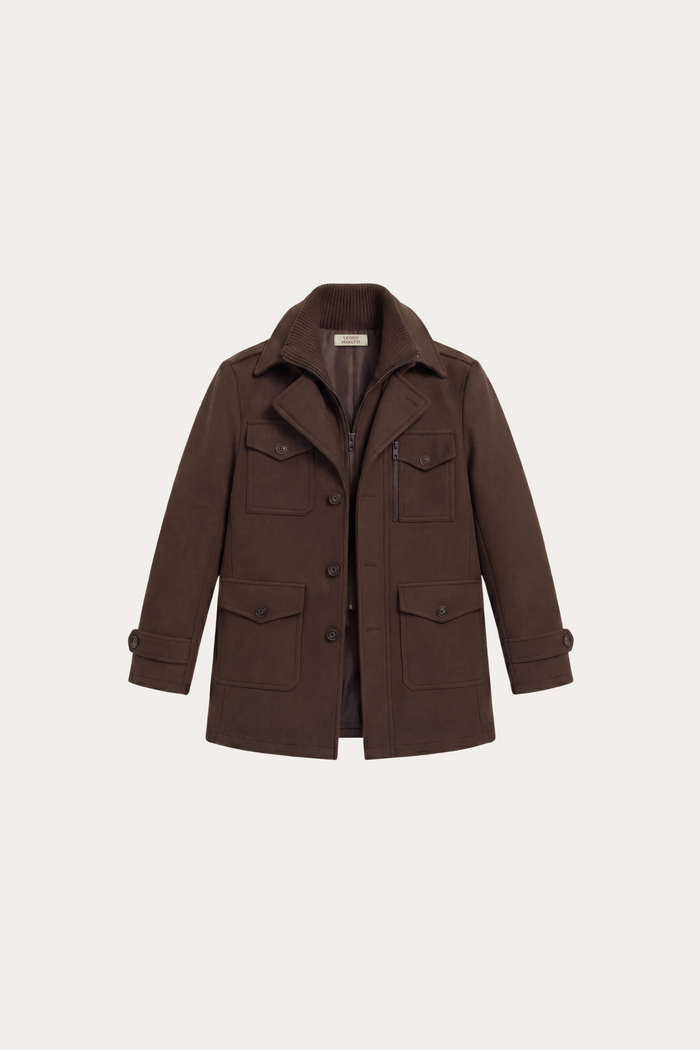 Melvin Field Coat Brown