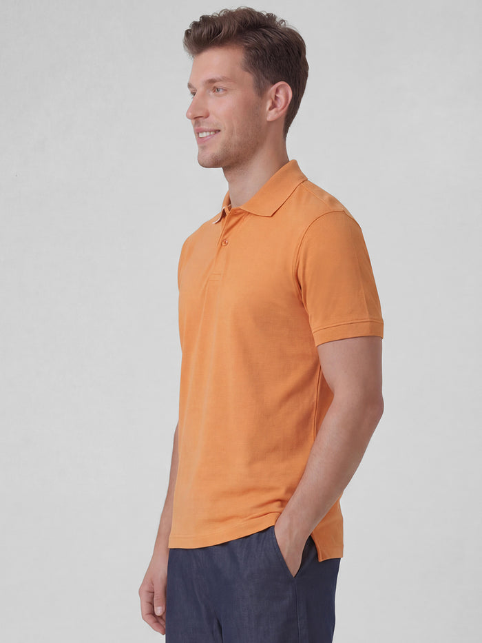 Men's 100% Organic Cotton Regular Fit Tshirt Orange